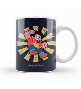 Steven Universe Retro Japanese Kupa Bardak Porselen
