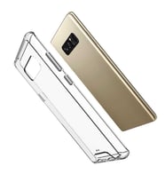 Samsung Galaxy Note 8 Kılıf Şeffaf Sararmaz Gard Silikon (Renksiz)