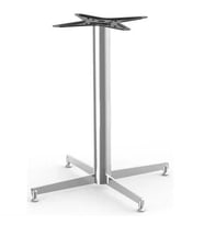 Ortadan Tablalı Modern Parlak Krom Cube Masa Ayağı 70-460 mm.