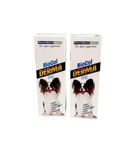 2 Kutu Derma Biocol Köpek Tüy Sağlığı için Vitamin Takviyesi 50 ML