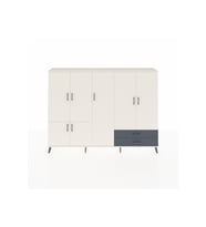 Arges Dolap 12 Raflı 2 Çekmeceli 7 Kapaklı 220x30x163 Aytaşı-Aytaşı/Antrasit