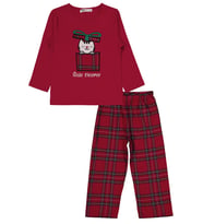 Civil Girls Little Sleeper Nakışlı 2-5 Yaş Pijama Takımı - Bordo
