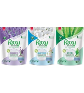 Dalan Roxy Bio Clean Matik Sabun Tozu 800GR Karma 3 Lü Set (Lavanta/Bahar/Aloe Vera) (78 Yıkama)