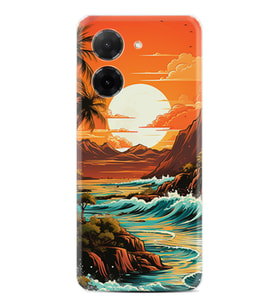 Xiaomi Redmi A5 4G Kılıf Boutique Baskılı Resimli Retro Mountain Pcode -079