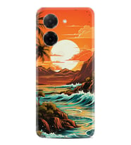 Xiaomi Redmi A5 4G Kılıf Boutique Baskılı Resimli Retro Mountain Pcode -079