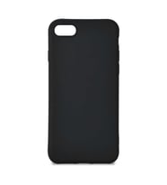 Apple iPhone 8 Uyumlu Kılıf Zore Biye Silikon (Siyah)