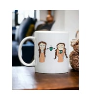 Kahvenin Mutluluğu Porselen Kupa Bardak Mug (Beyaz)