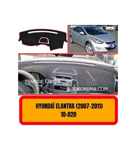 Hyundai Elantra 2007-2011 Ön Örtüsü Göğüs Panel Torpido Koruma Koruyucu Kılıfı Halısı Yedek Parça