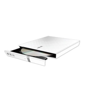 ASUS 8x SDRW-08D2S-U USB 2.0 Slim Harici DVD Yazıcı Beyaz