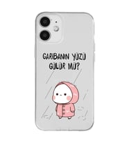 Iphone 12 Uyumlu Garibanın Yüzü Gülür mü? Tasarımlı Şeffaf Telefon Kılıfı