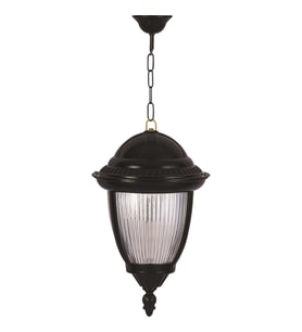AVONNI BFE-68053-BSY Siyah Boyalı Dış Mekan Aydınlatma E27 Aluminyum Döküm Dip Polikarbon Cam 25cm