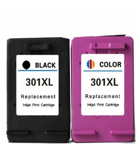 HP 301XL SİYAH RENKLİ MUADİL 2 Lİ