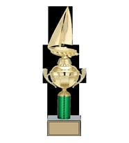 ODAK KUPA - Figürlü Kupalar - Yelken Figürlü Kupalar FG-050 C - 40 cm