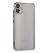 Durukar® Samsung Galaxy A05 Kılıf Lensli Silikon - Gümüş