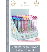 #Kalem Unicorn Model 2 Renkli Ergonomik Okul Ofis Hediye Kaliteli Yumurtlayan Kalem 1 Adet