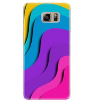 Samsung S7 Edge S20 Fe Plus Ultra S21 S22 Kılıf Desenli Silikon Renk Cümbüşü 1631