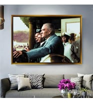 Altın Çerçeveli dekoratif tablo l547 (Gold)