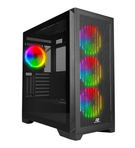 POWERBOOST VK-G4306S 4-ARGB FANLI GAMING MID-TOWER PC KASASI 360MM SIVI SOĞUTUCU DESTEĞİ
