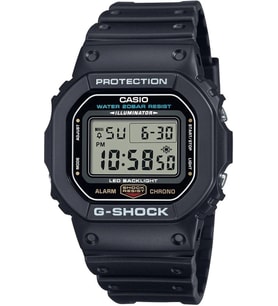 CASIO G-SHOCK DW-5600UE-1DR SİYAH SİLİKON KORDON DİJİTAL ERKEK KOL SAATİ
