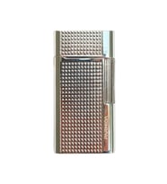 Parmida Soft Flame Gümüş İşlemeli Metal Puro Çakmağı