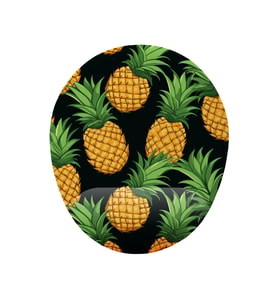 Ananas Desenli Bilek Destekli Kaymaz Buruşmaz Kırılmaz Mouse Pad