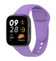 Xiaomi Redmi Watch 3 Zore KRD-81 Silikon Kordon (Lila)