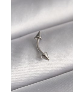 316L Çelik Gümüş Renk Çivi Model Piercing