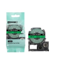 Tonersepeti Epson LC-7GBP Yeşil Üzeri Siyah 36MM 9Metre Muadil Etiket