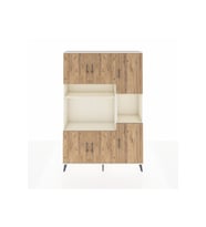 Arges Dolap 9 Raflı 6 Kapaklı 132x30x195 Aytaşı-Çam/Aytaşı