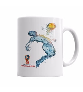 Copa 2018 Futbol Kupa Bardak Porselen