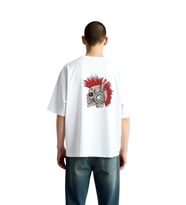 Punk Müzik Ruhuna Saygı Baskılı Erkek Oversize Tişört