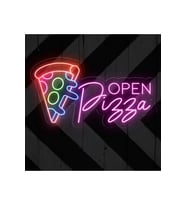 OPEN Pizza Yazılı Neon Tabela