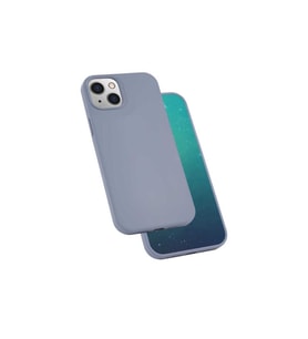 Apple iPhone 13 Uyumlu Kılıf Zore Silk Silikon (Lila)