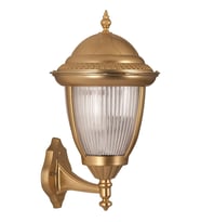 AVONNI BAP-68053-BSA-M2 Sarı Boyalı Dış Mekan Aydınlatma E27 Aluminyum Döküm Dip Polikarbon Cam 30cm
