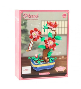 Bricks Plant Koleksiyonu Çin Gülü Chinese Rose Yapı Seti  325 Parça