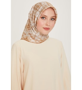 Armine İpek Twill Eşarp 9259D-86 (Bej)