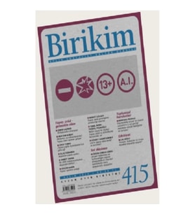 Birikim Sayı 415 - Kasım 2023