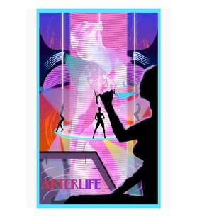 Mass Effect 2 - Afterlife Club Posteri Tablo Ahşap Poster Dekoratif