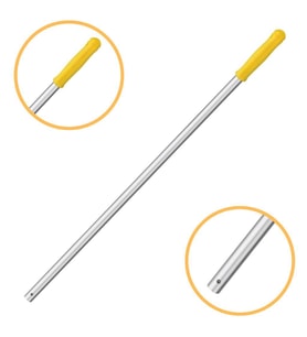 Mulpex Premium Kalite Alüminyum Eloksallı Sap, Delikli 140 cm. Sarı