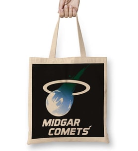 Final Fantasy Midgar Comets Bez Çanta Uzun Saplı