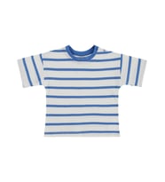 Civil Baby Çizgili 6-18 Ay Tişört - Mavi