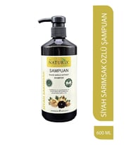 Naturix Siyah Sarımsak Şampuanı - Paraben, Tuz, Fosfat İçermeyen 600ml Kokusuz