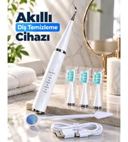 Lexroo Şarjlı Akıllı Diş Temizleme Cihazı 5 Farklı Temizleme Modlu Hassas Bakım Cihazı