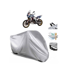 Honda Crf1100l Africa Twin  Arka Çanta (bağlantı Tokalı) Uyumlu SolarBlock  Motosiklet Brandası (Siyah)