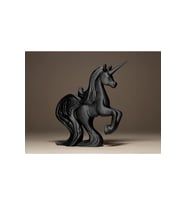 Modern Unicorn Biblo, 15 Cm Siyah Dekoratif Tek Boynuzlu At Pinterest Obje Hediyelik