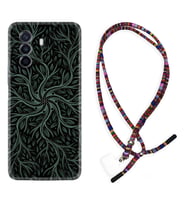 Huawei Nova Y70 Y90 Nova 9 SE  Kılıf Boyun Asklı Rasta Silikon Sarmaşıklar 1675
