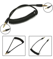 Spiralli Aux 3.5mm Kulaklık Ses Aktarma Kablosu