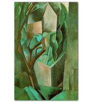 Cakatablo Small House in the Garden 1908 by Pablo Picasso MDF Tablo