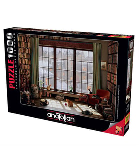 Anatolian Puzzle 1000 Parça Pencere Kedileri 1065