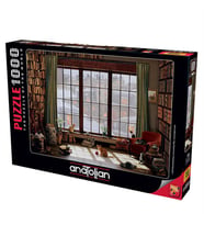 Anatolian Puzzle 1000 Parça Pencere Kedileri 1065